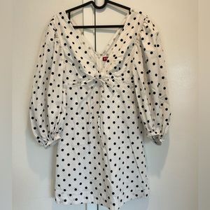 Staud Polka Dot Dress Size us4